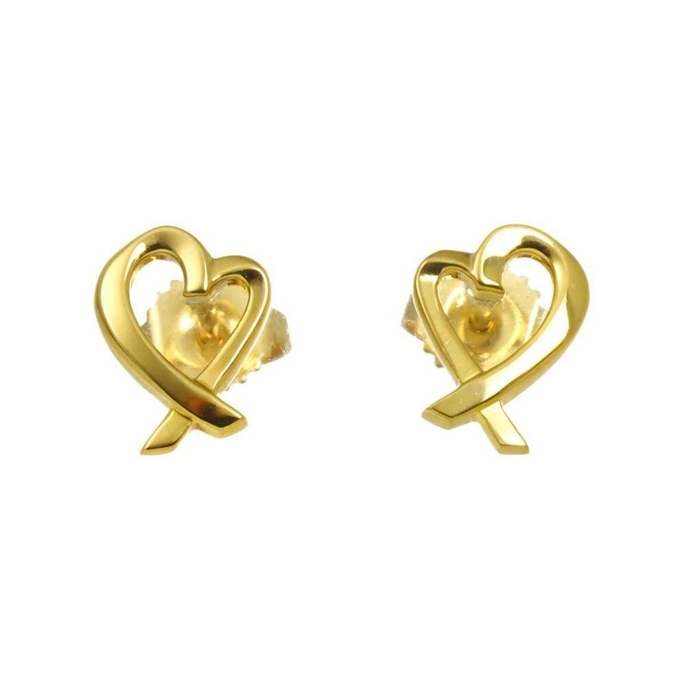 Tiffany & Co. Loving Heart Earrings, 18K Yellow Gold (750), Pierced Earrings